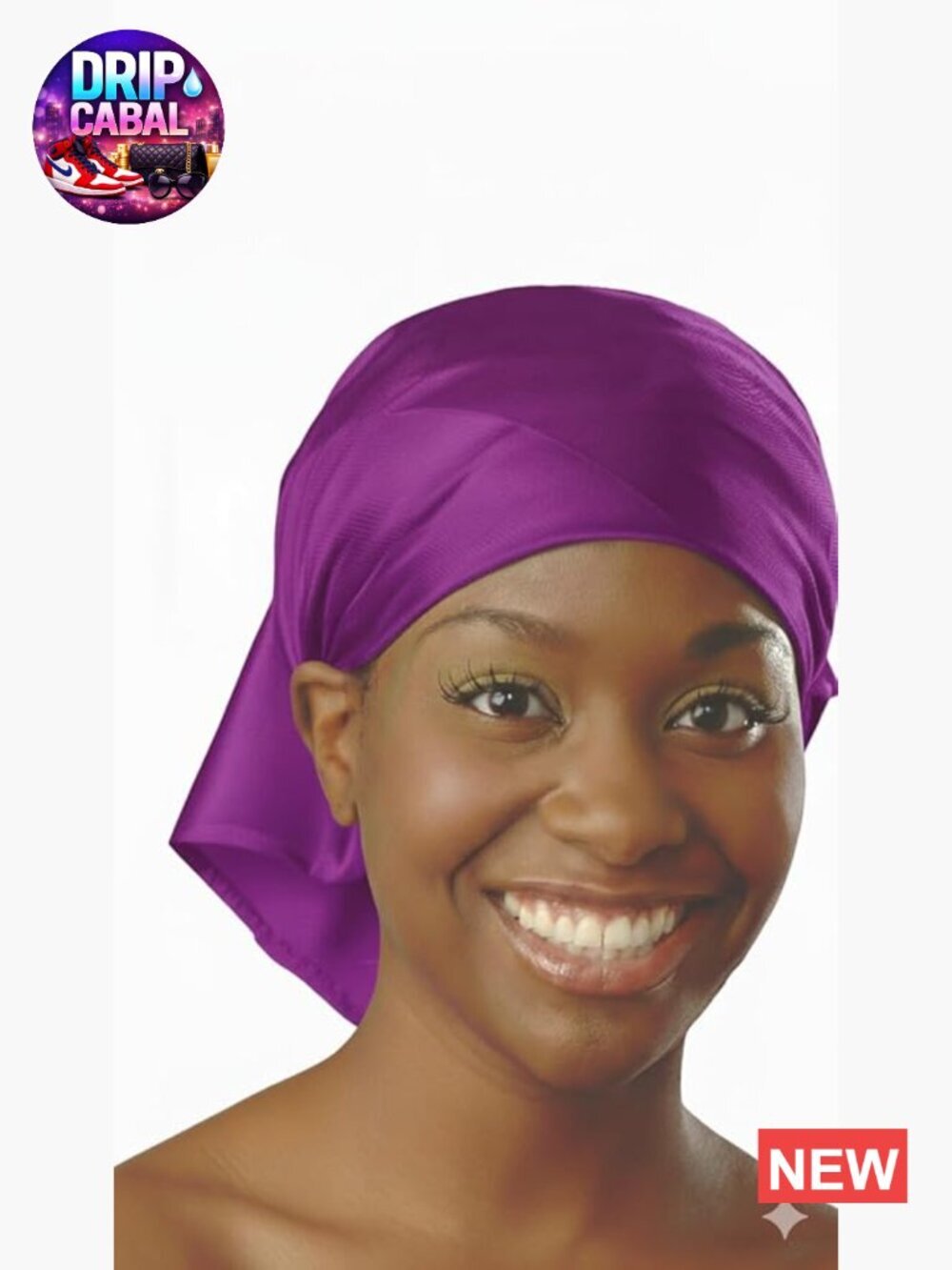 Multi-Purpose Hair Wrap with Pre-Made Pouch - Soft Breathable Mesh